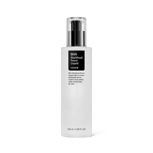 Cosrx BHA Blackhead Power Liquid best chemical exfoliant for blackheads in 100ml bottle
