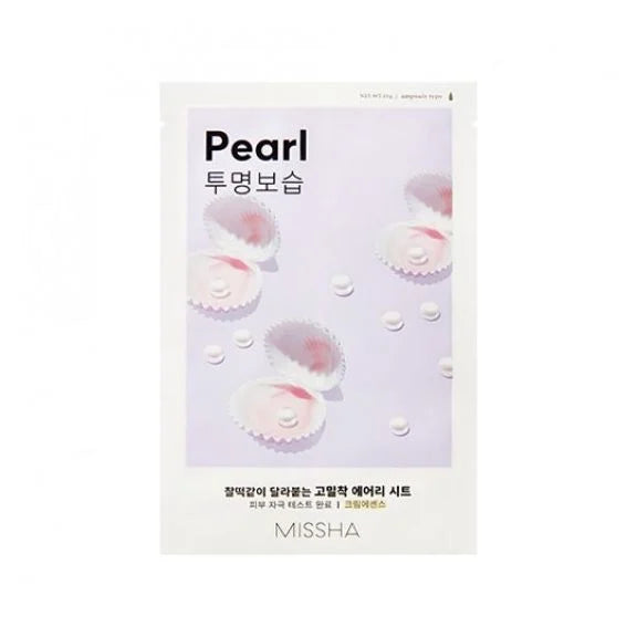 MISSHA Pearl Korean face mask for glowing skin with moisturizing and brightening effects