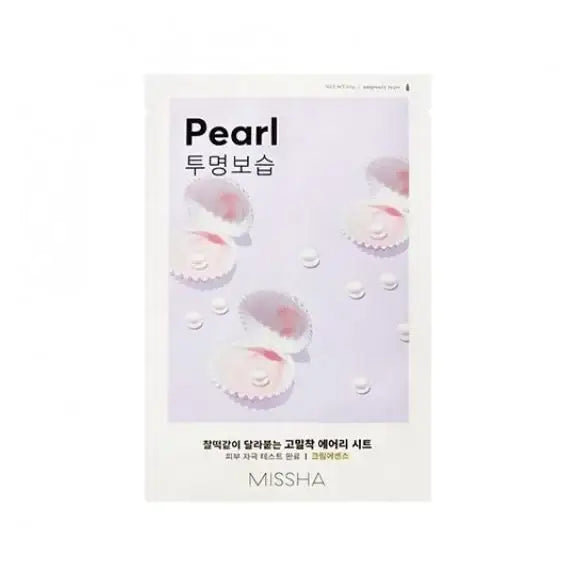 MISSHA Pearl Korean face mask for glowing skin with moisturizing and brightening effects