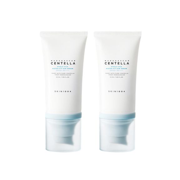 SKIN1004 - Madagascar Centella Hyalu-Cica Water-Fit Sun Serum SPF50+ PA++++ Twin Pack - 50ml*2pcs