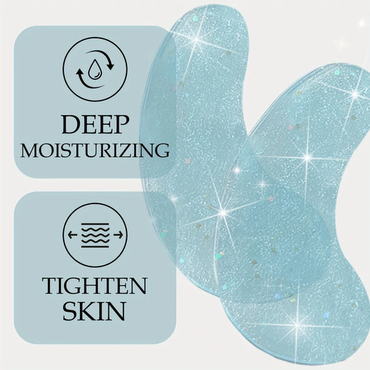 Zuzu Aura aloe vera eye masks with deep moisturizing and skin tightening benefits in light blue color