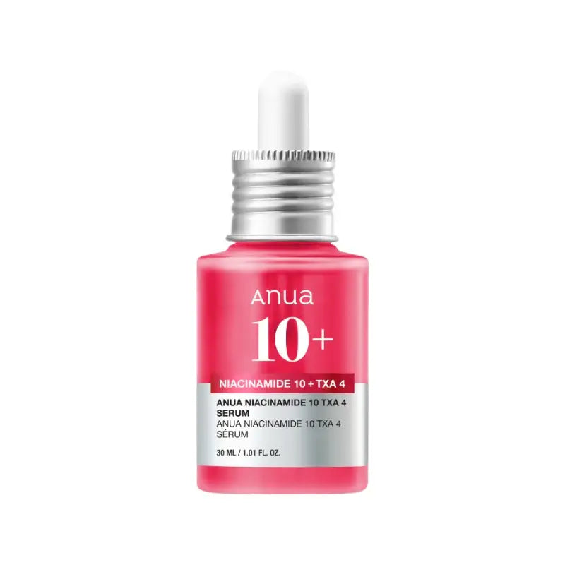Anua brightening serum with TXA and niacinamide in a 30 ml bottle for skin clarity