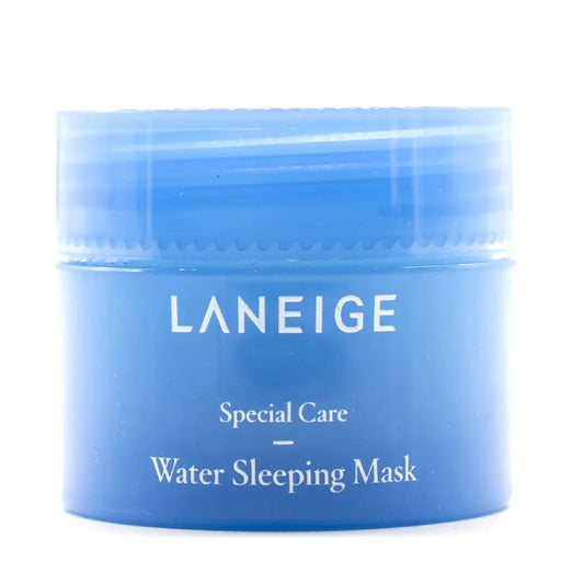 Laneige water sleeping mask in a blue jar for special skin care and hydration overnight