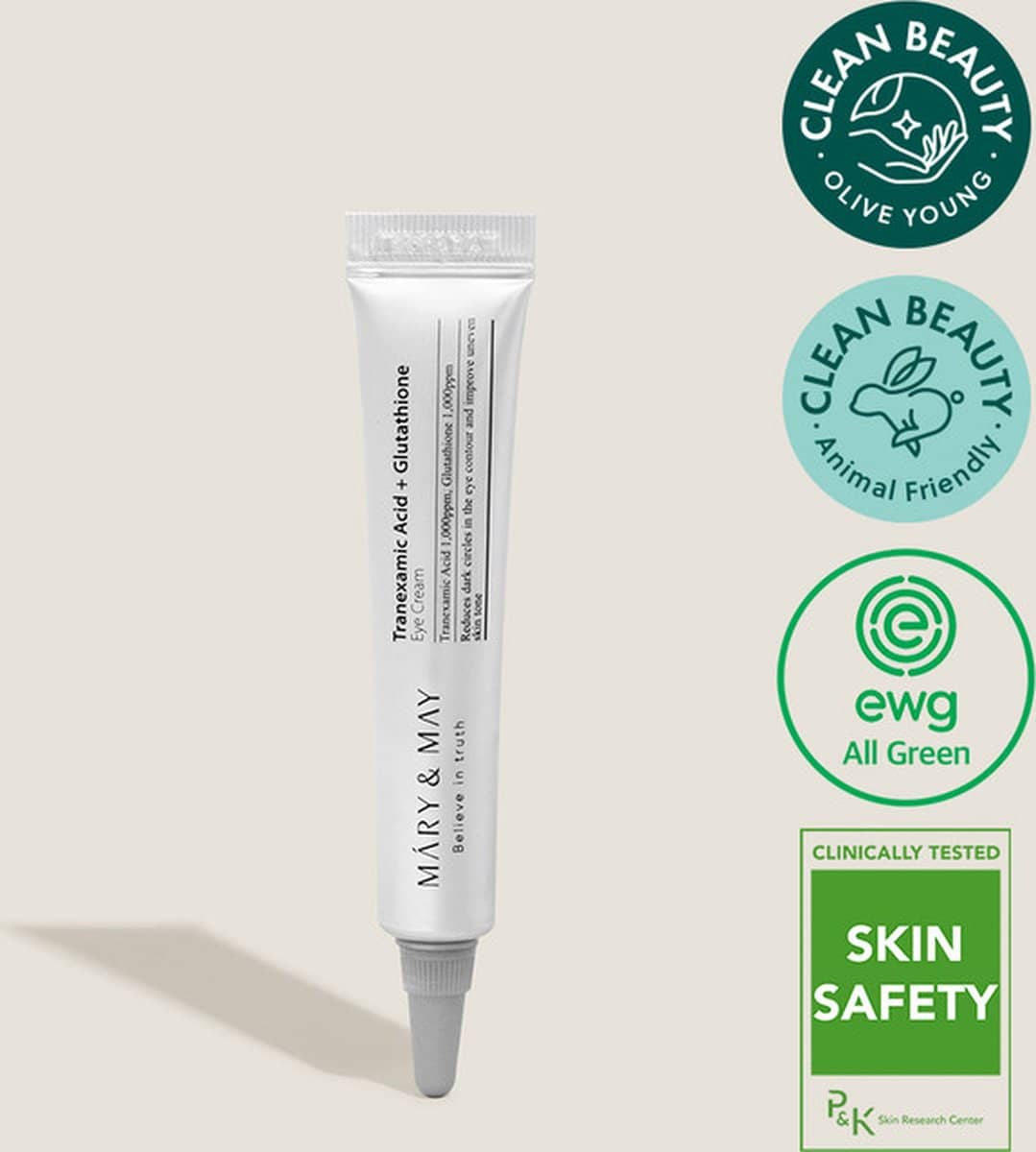 Zuzu Aura Eye Cream for Dark Eye Circles with Tranexamic Acid for Brightening Effect
