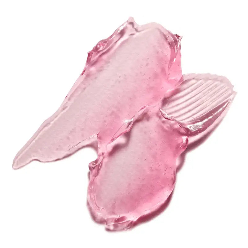 Medicube collagen jelly cream texture in a pink gel form for anti-aging skincare benefits