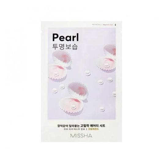 MISSHA Pearl Korean face mask for glowing skin with moisturizing and brightening effects