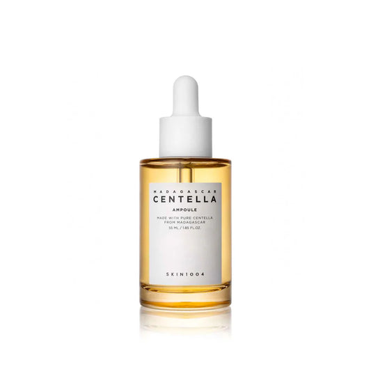 Skin1004 Madagascar Centella Asiatica ampoule in clear glass dropper bottle with white label