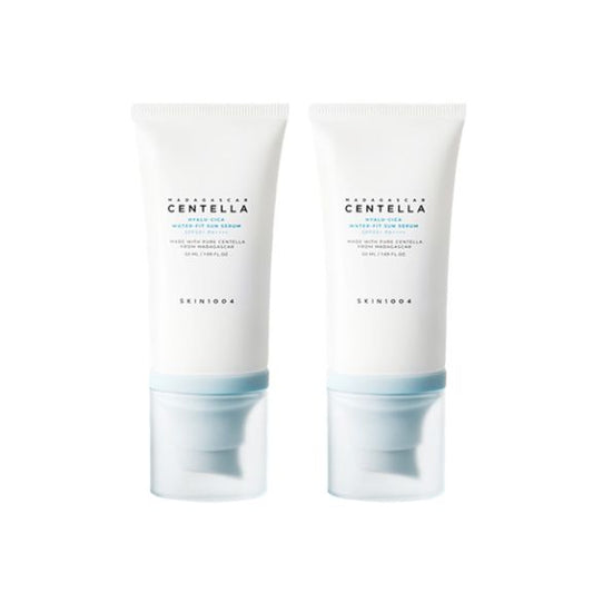SKIN1004 - Madagascar Centella Hyalu-Cica Water-Fit Sun Serum SPF50+ PA++++ Twin Pack - 50ml*2pcs